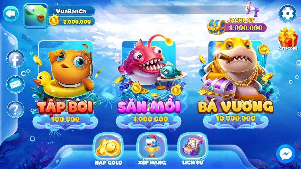 Thông tin về cổng game Trùm bắn cá