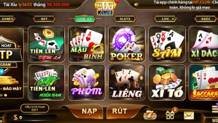 Đánh bài Hit Club - Hệ thống game trực tuyến chất lượng cao